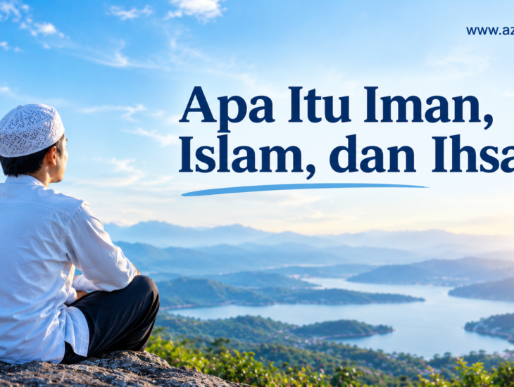 Ilustrasi tentang pengertian iman, Islam, dan ihsan dalam ajaran Islam